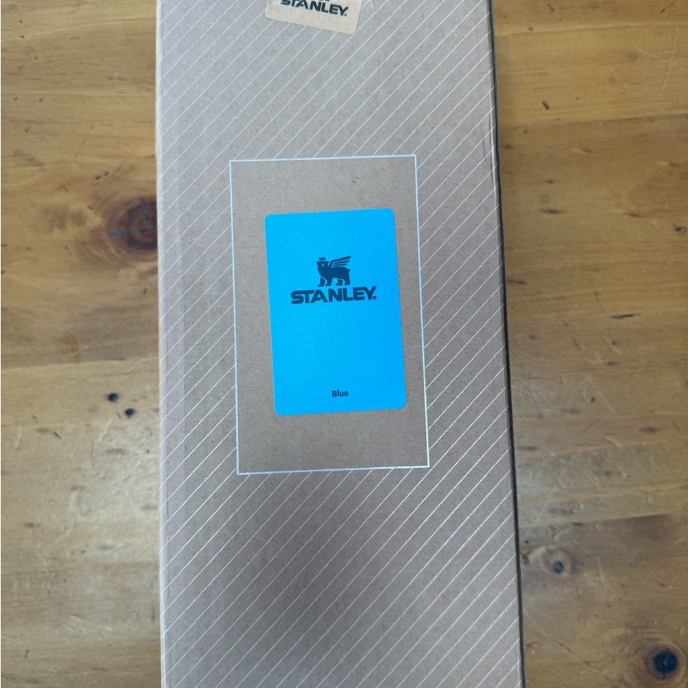 Brand new in box never opened Stanley Blue Tumbler